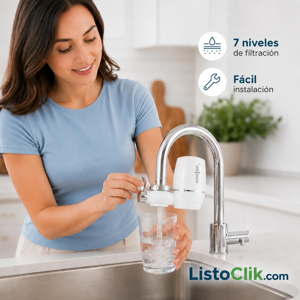 ¿Agua con impurezas? Purifícala y cuida a tu familia.